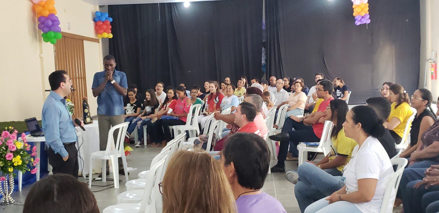 Assessores: Padre Josivan Calixto – Coordenador do COMIRE, Regional Oeste 2 e Idlain Dalusma – Seminarista da Diocese de Primavera do Leste Paranatinga